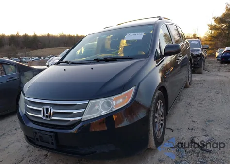 2013 Honda Odyssey Ex z USA, uszkodzony, nr VIN 5FNRL5H47DB041574